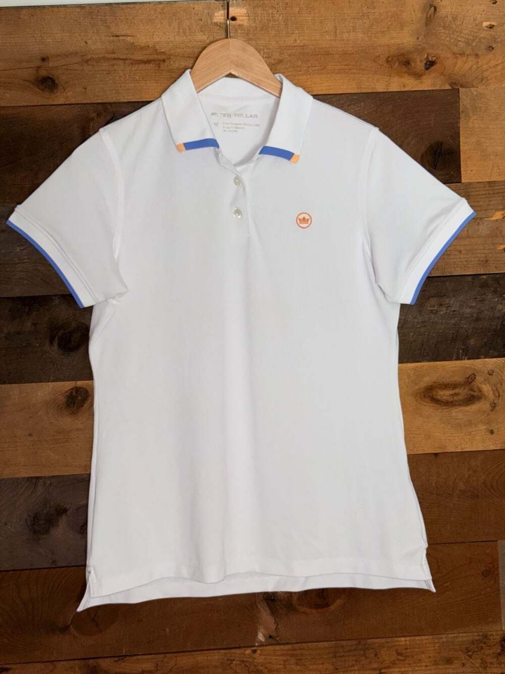 Peter Millar Polo Shirt Womens Size M White Performance